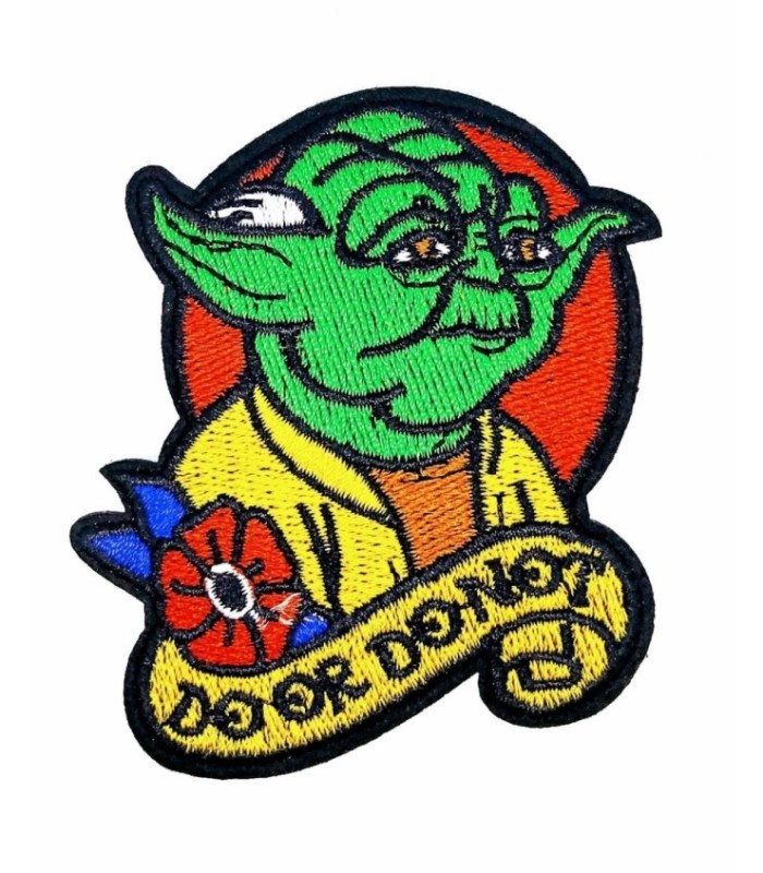 Parche Termoadhesivo Yoda do or do not 7x6 cm