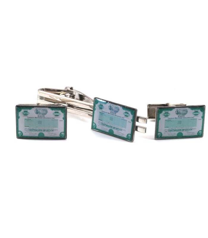 Pasador de Corbata + Gemelos Lehman Brothers