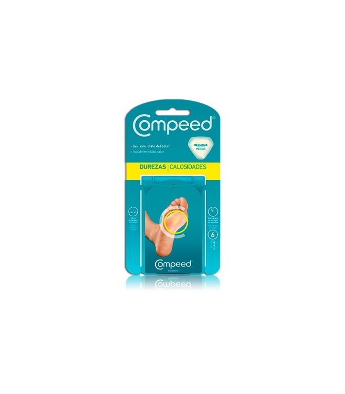 COMPEED DUREZAS MEDIANAS 6 UNID