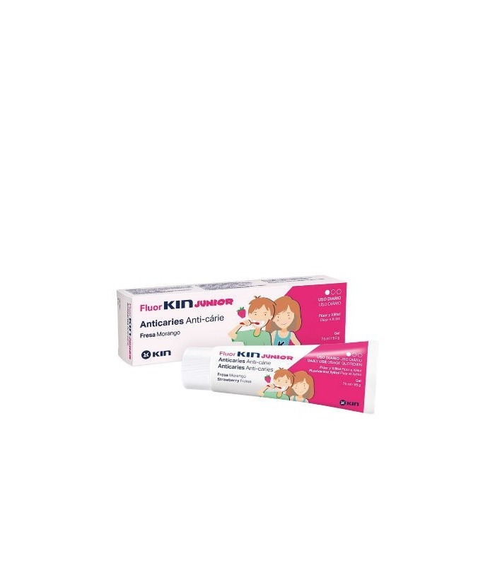 FLUOR KIN JUNIOR GEL FRESA 75ml
