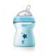 BIBERON NATFEELING 2M+ 250ML AZUL