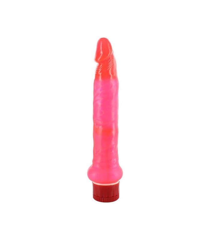 SEVEN CREATIONS - JELLY VIBRADOR ANAL DELGADO ROSA