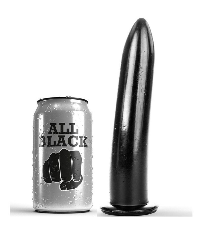 ALL BLACK - DILATADOR ANAL Y VAGINAL 20 CM