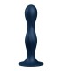 SATISFYER - DOUBLE BALL-R DILDO SILICONA AZUL