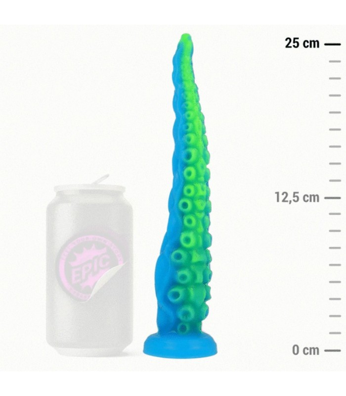 EPIC - SCYLLA DILDO TENTÁCULO FINO FLUORESCENTE TAMAÑO PEQUEÑO