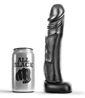 ALL BLACK - DILDO 22 CM