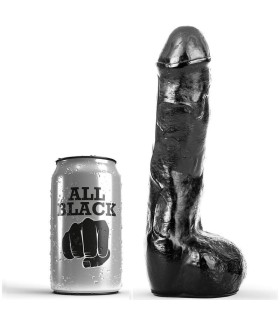 ALL BLACK - PENE REALÍSTICO ANAL 20 CM