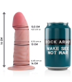 ROCKARMY - DUAL DENSITY TIGER DILDO REALISTA 14 CM -O- 4.46 CM