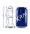 X RAY - CLEAR DILDO TRANSPARENTE 12 CM -O- 2.6 CM