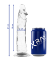 X RAY - CLEAR DILDO TRANSPARENTE 21 CM -O- 4 CM