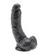 GET REAL - DILDO 20,5 CM CON TESTICULOS NEGRO
