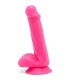 GET REAL - HAPPY DICKS DILDO 12 CM CON TESTICULOS ROSA