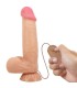PRETTY LOVE - SLIDING SKIN SERIES DILDO REALÍSTICO CON VENTOSA PIEL DESLIZANTE CONTROL REMOTO  NATURAL 21.8 CM