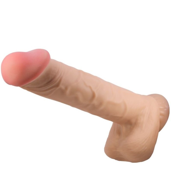 PRETTY LOVE - SLIDING SKIN SERIES DILDO REALÍSTICO CON VENTOSA PIEL DESLIZANTE 26 CM