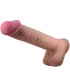 PRETTY LOVE - SLIDING SKIN SERIES DILDO REALÍSTICO CON VENTOSA PIEL DESLIZANTE MORENO 26 CM