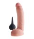 KING COCK - PENE REALISTICO EYACULADOR NATURAL 22.86 CM