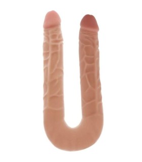 GET REAL - DOBLE DONG 40 CM NATURAL