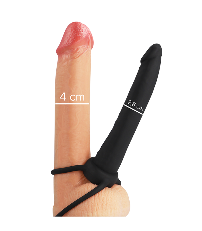 MYTHOLOGY - COBI ONYX ACCOMODATOR ARNES PARA DOBLE PENETRACION SILICONA