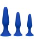 CALEXOTICS - ADMIRAL KIT 3 PLUG ANAL AZUL