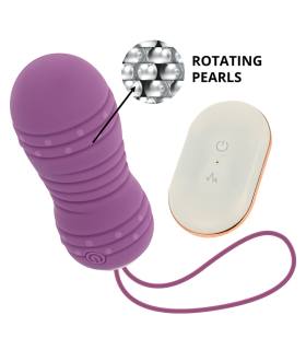 OHMAMA - HUEVO CONTROL REMOTO 7 MODOS ROTACION LILA