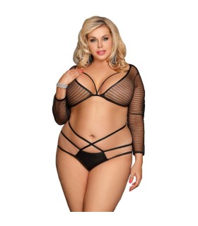 SUBBLIME - SET TOP Y PANTIES TIRAS TALLA GRANDE