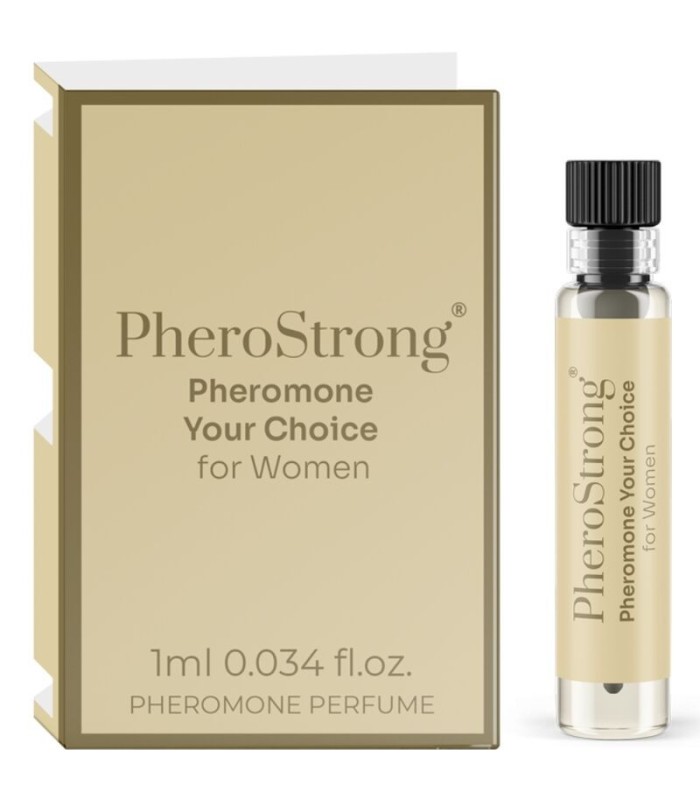 PHEROSTRONG - PERFUME CON FEROMONAS YOUR CHOICE PARA MUJER 1 ML