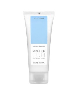 MIXGLISS - LUBRICANTE BASE DE AGUA NATURAL 70 ML