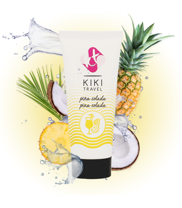KIKÍ TRAVEL - LUBRICANTE SABOR A PIÑA COLADA 50 ML