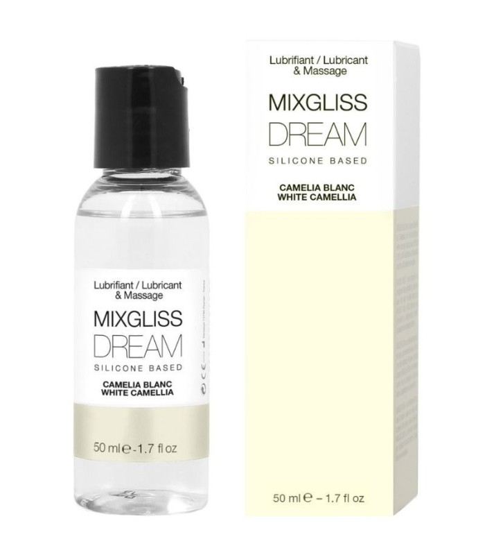 MIXGLISS - DREAM LUBRICANTE SILICONA CAMELIA BLANCA 50 ML
