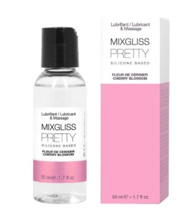 MIXGLISS - PRETTY LUBRICANTE SILICONA FLOR DE CEREZA 50 ML
