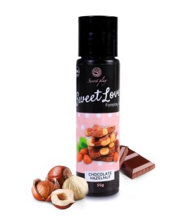 SECRETPLAY - GEL SWEET LOVE CHOCOLATE CON AVELLANAS 60 ML