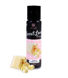 SECRETPLAY - GEL SWEET LOVE CHOCOLATE BLANCO 60 ML
