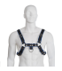LEATHER BODY - ARNES CUERO AZUL Y NEGRO CHEST BULLDOG