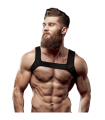 FETISH SUBMISSIVE ATTITUDE - ARNÉS NEOPRENO PECHO HOMBRE TALLA L
