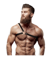 FETISH SUBMISSIVE - ATTITUDE ARNÉS ECOPIEL HOMBRO CRUZADO HOMBRE