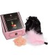 SECRETPLAY - GOLDEN LIGHT KIT POLVOS COMESTIBLES Y PLUMA FRESAS & CAVA