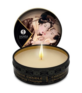 SHUNGA - MINI CARESS BY CANDELIGHT VELA MASAJE CHOCOLATE 30 ML