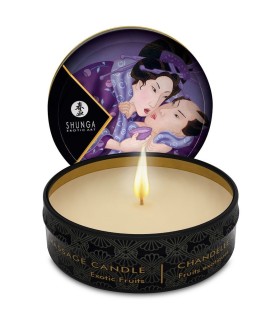 SHUNGA - MINI CARESS BY CANDELIGHT VELA MASAJE FRUTAS EXOTICAS 30 ML