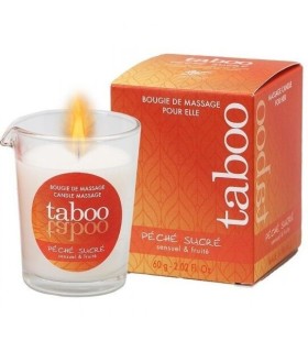 RUF - TABOO VELA DE MASAJE PARA ELLA PECHE SUCRE AROMA NECTARINA