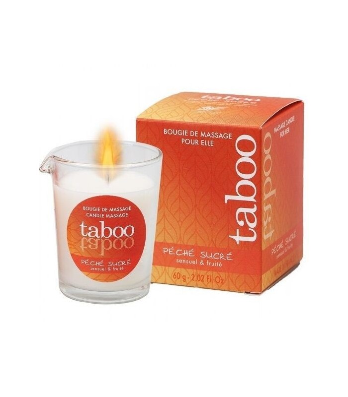 RUF - TABOO VELA DE MASAJE PARA ELLA PECHE SUCRE AROMA NECTARINA