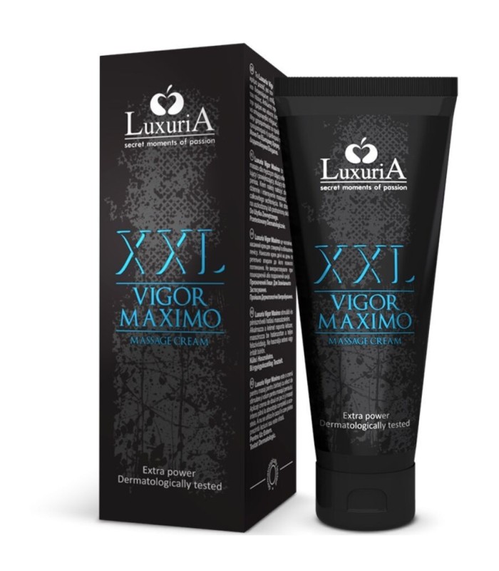 INTIMATELINE LUXURIA - XXL VIGOR MAXIMO CREMA MASAJE VOLUMINIZADORA 75 ML