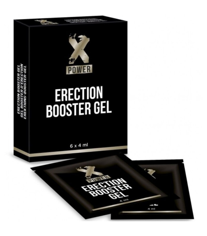 XPOWER - ERECTION BOOSTER GEL POTENCIADOR ERECCION 6 X 4 ML