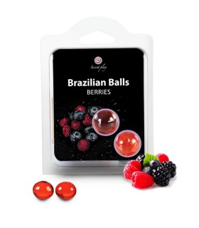 SECRETPLAY - BRAZILIAN BALLS FRUTAS DEL BOSQUE SET 2 BOLAS