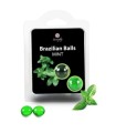SECRETPLAY - BRAZILIAN BALLS  MENTA SET  2 BOLAS