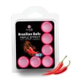 SECRETPLAY - SET 6 BRAZILIAN BALLS TRIPLE EFECTO