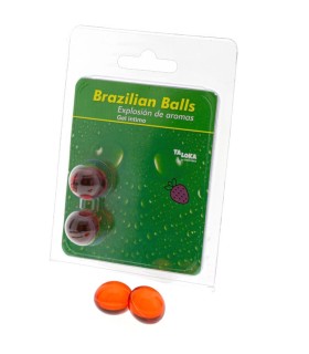 TALOKA - BRAZILIAN BALLS GEL ÍNTIMO FRESA 2 BOLAS