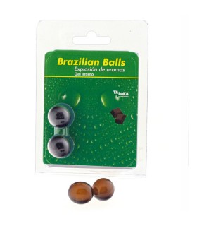 TALOKA - BRAZILIAN BALLS GEL ÍNTIMO CHOCOLATE 2 BOLAS