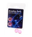 TALOKA - BRAZILIAN BALLS GEL EXCITANTE EFECTO VIBRACIÓN REFRESCANTE 2 BOLAS