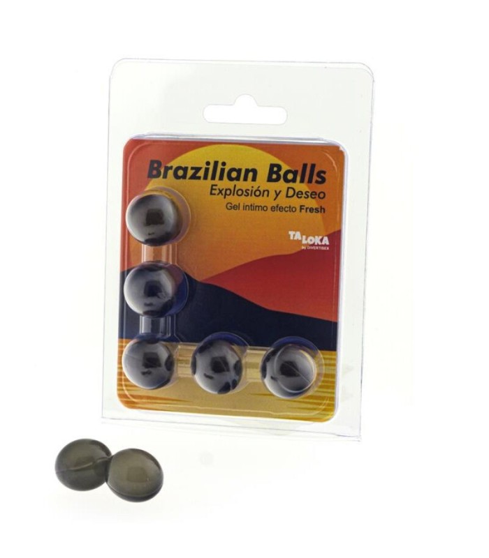 TALOKA - BRAZILIAN BALLS GEL EXCITANTE EFECTO FRESCOR 5 BOLAS