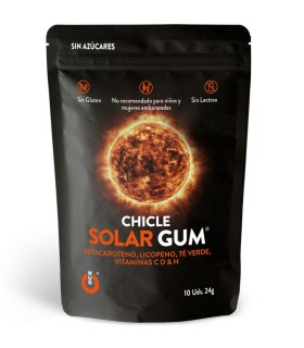 WUG GUM - SOLAR CHICLE BRONCEADO 10 UNIDADES
